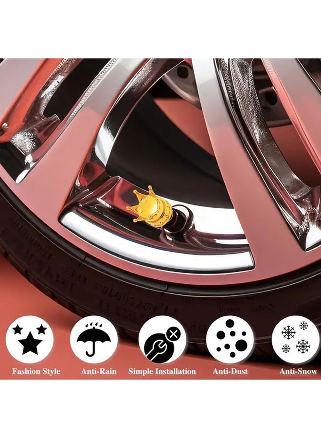 Pink Valve Stem Caps 16 Pcs Set Tire Air Caps - Image 3
