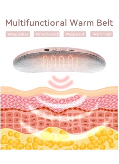 Generic Menstrual Heating Pad, Period Pain Relief, Rechargeable, Fast Heating Massage Pad with 3 Heat Levels and 4 Vibration Modes, for Back or Abdominal Pain Relief, Gifts for Women and Girls  - Image 5