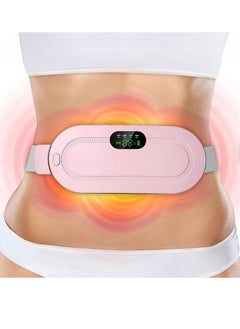 Generic Menstrual Heating Pad, Period Pain Relief, Rechargeable, Fast Heating Massage Pad with 3 Heat Levels and 4 Vibration Modes, for Back or Abdominal Pain Relief, Gifts for Women and Girls  - Image 2