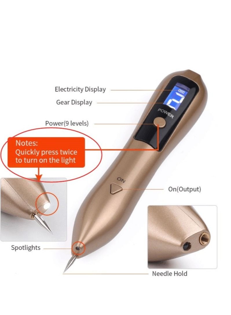 Generic Laser Plasma Pen Freckle Remover Machine LCD Mole Removal Dark Spot Remover Skin Wart Tag Tattoo Remaval Tool Beauty Salon  - Image 5