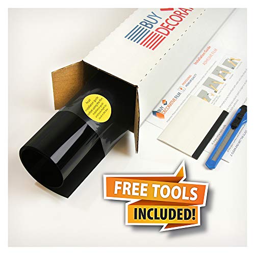 BDF BLKT Window Film Blackout Day & Night 24 Hour Opaque Privacy - 36in X 6ft - Image 2