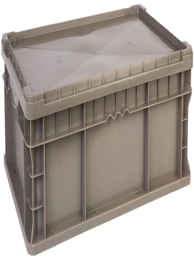 HE HUDSON EXCHANGE Hudson Exchange 24 x 15 (1 Pack) Lid For Straight Wall Handled Storage Container Tote, Gray/Brown - Image 2
