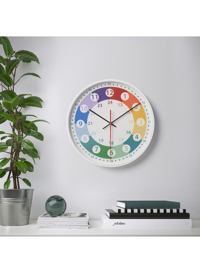 Green Tiger Wall clock, multicolour, 28 cm - Image 2