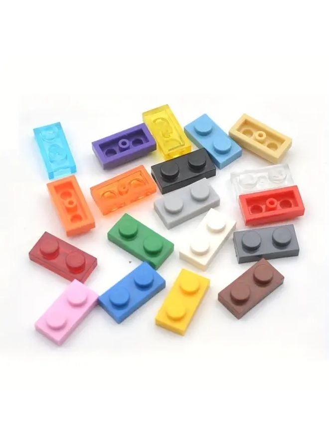 Multicolored 100PCS Building Blocks Set Interlocking Educational Bricks Creative Toy Kids Ages 6 8 - Image 1