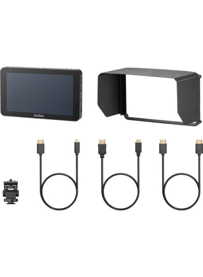 جودوكس Godox GM6S 5.5" 4K HDMI Touchscreen Ultrabright On-Camera Monitor - Image 5