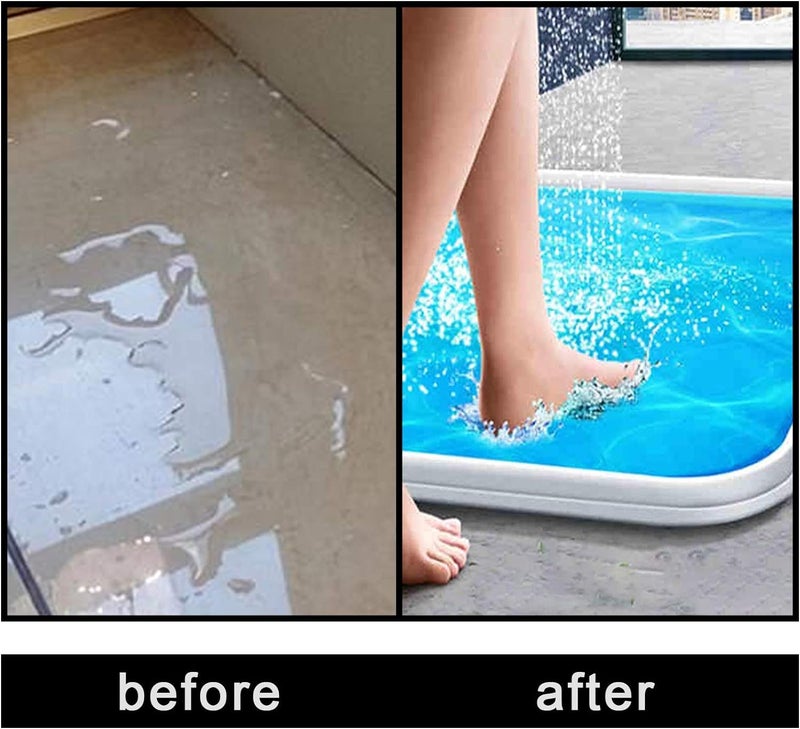 Grofilo Collapsible Shower Water Guard: Innovative 2-Meter Splash Guard and Stay Dry Retainer for Ultimate Wet and Dry Separation in Your Bathroom - Image 2