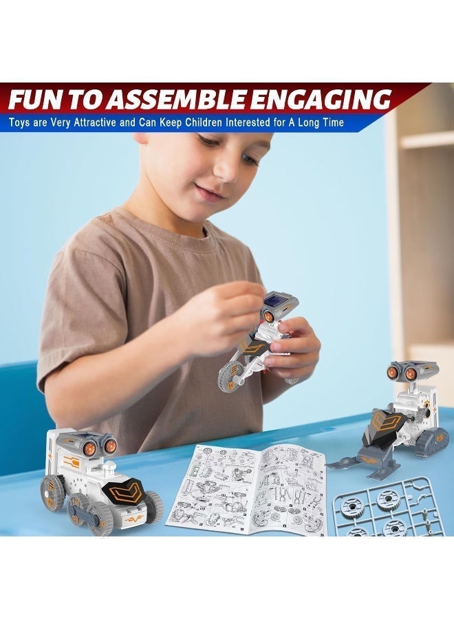 14-in-1 STEM Solar or Battery Powered Robot Toy, Learning and Educational Toys for Kids, Science Building Toys DIY Science Kits Gift, Science Experiment Set Gifts Toys for Boys Girls Teens - Image 4