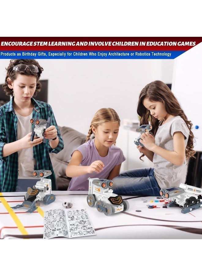 14-in-1 STEM Solar or Battery Powered Robot Toy, Learning and Educational Toys for Kids, Science Building Toys DIY Science Kits Gift, Science Experiment Set Gifts Toys for Boys Girls Teens - Image 2