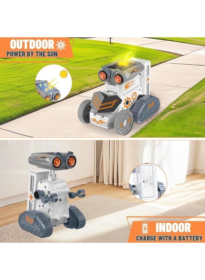 14-in-1 STEM Solar or Battery Powered Robot Toy, Learning and Educational Toys for Kids, Science Building Toys DIY Science Kits Gift, Science Experiment Set Gifts Toys for Boys Girls Teens - Image 3