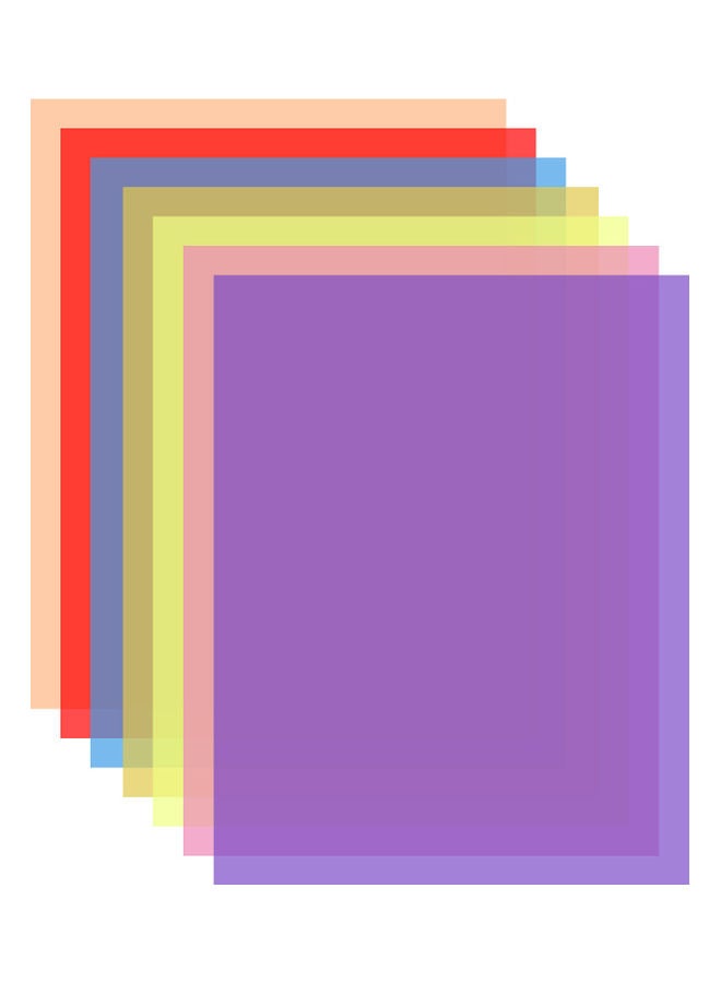 NIBEMINENT 14-Piece Gel Lighting Filters Multicolour - Image 1