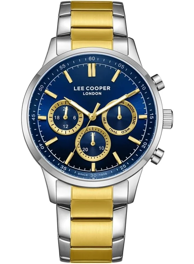 لي كوبر LEE COOPER Men Multi Function Dark Blue Dial Watch - LC07998.290