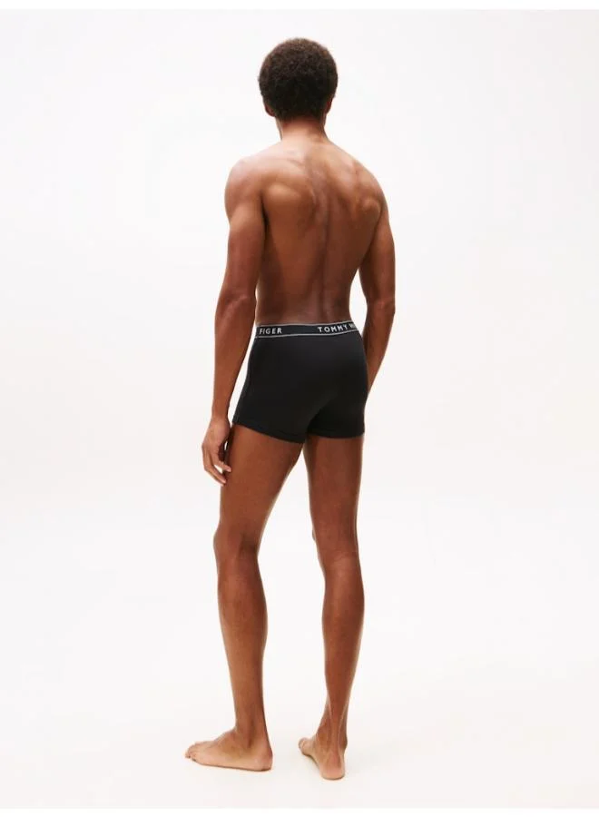 تومي هيلفيغر 3-Pack Essential Repeat Logo Waistband Trunks