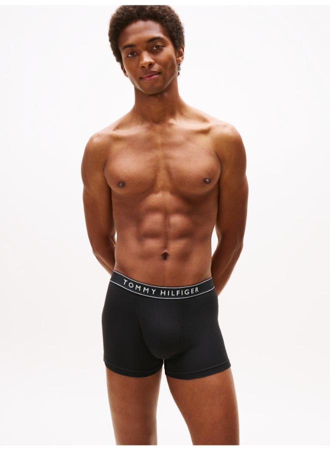 TOMMY HILFIGER 3-Pack Essential Repeat Logo Waistband Trunks - Image 1