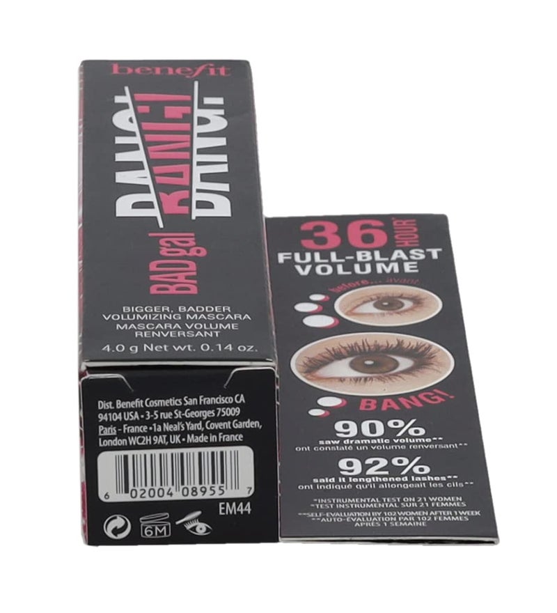 Benefit BADgal Bang Volumizing Mascara Mini Black, 0.14 Ounce - Image 2