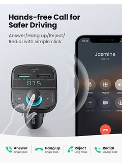 UGREEN Car Bluetooth Adapter - Bluetooth FM Transmitter for Car PD/QC 3.0 Car Charger - pzsku/Z4426626FBF293C93C466Z/45/_/1739945854/2caefbe0-29f0-40f5-9660-0cc4acc532b5