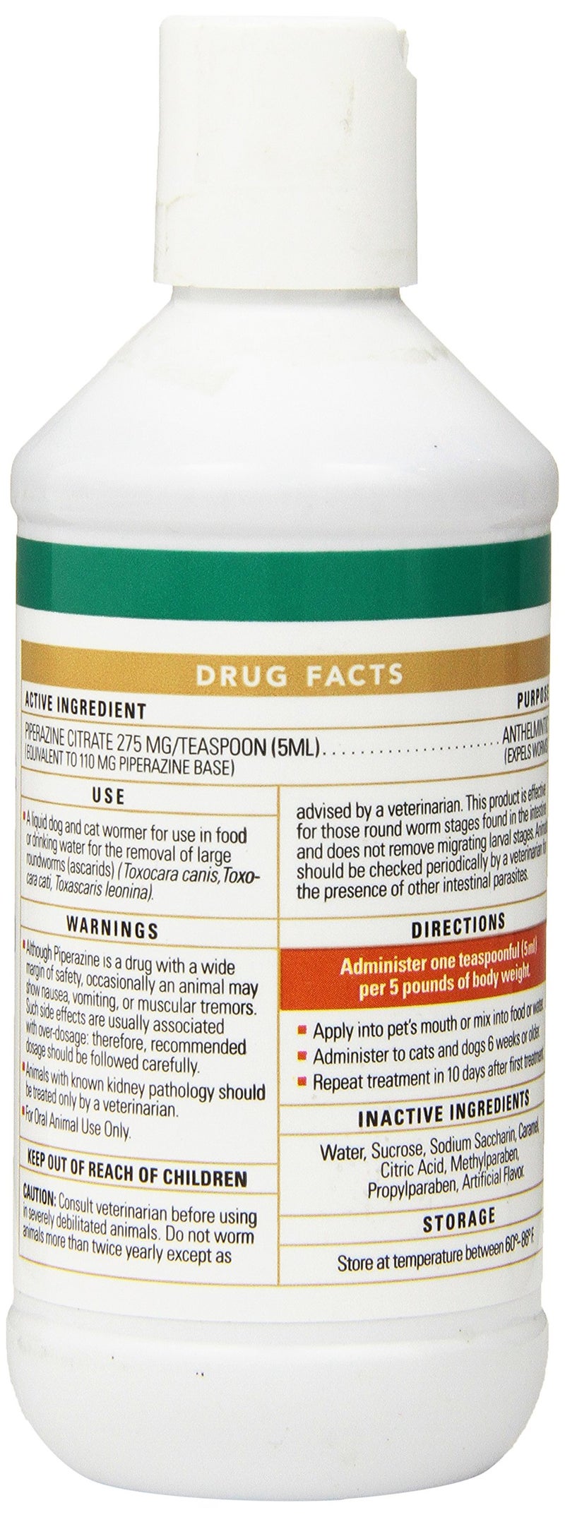 Durvet WormEze Liquid Canine & Feline Antihelmintic, 8 oz - Image 2