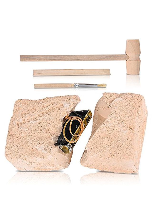 ArtCreativity Pirate Treasure Dig Kit For Kids Gem Excavation Set With Digging Tools Interactive Excavating Toys Great Birthday Gift Idea Contest Prize For Boys And Girls - Image 4