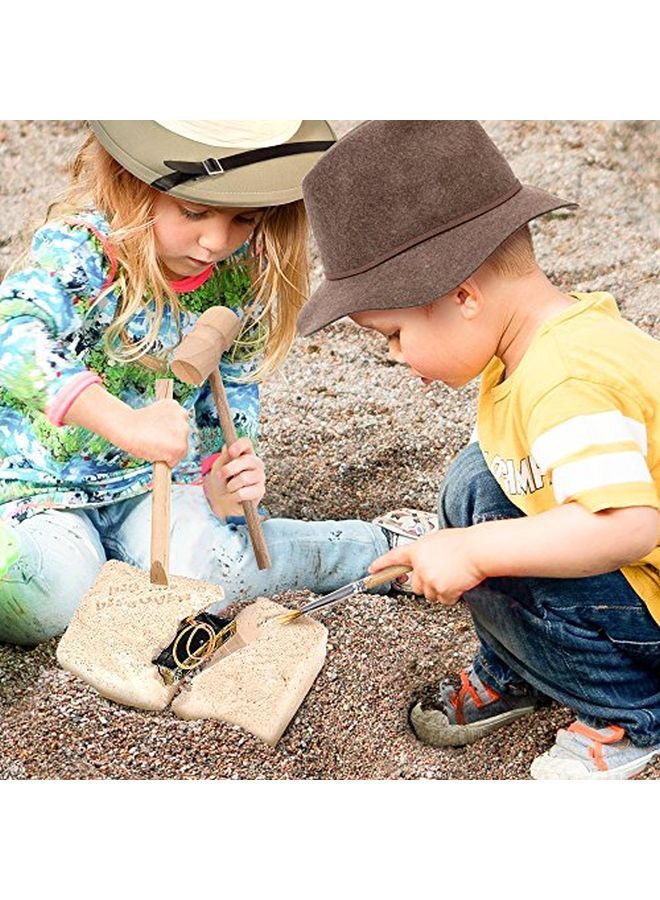 ArtCreativity Pirate Treasure Dig Kit For Kids Gem Excavation Set With Digging Tools Interactive Excavating Toys Great Birthday Gift Idea Contest Prize For Boys And Girls - Image 5