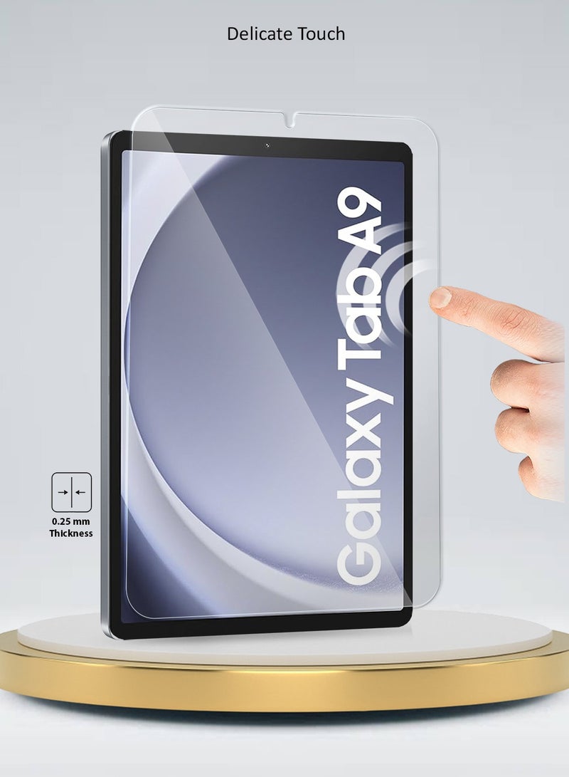 دبليو تيك سامسونج جالاكسي تاب A9 4G 2023 8.7 بوصة X110 ، X115 9H الترا اتش دي زجاج مقوى (TSG9CN) - شفاف - Image 3