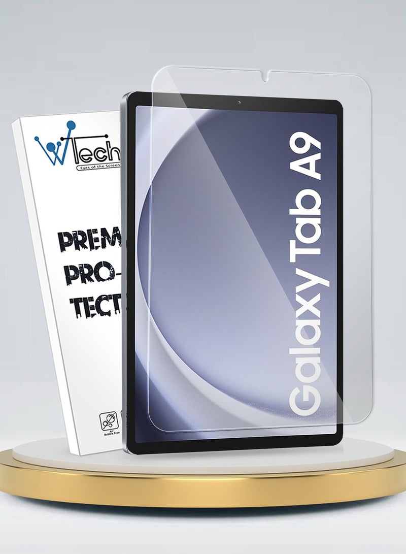 دبليو تيك سامسونج جالاكسي تاب A9 4G 2023 8.7 بوصة X110 ، X115 9H الترا اتش دي زجاج مقوى (TSG9CN) - شفاف - Image 1