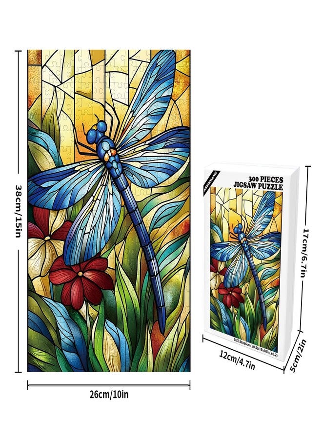 Artinhand 300 Piece Puzzle for Adults Dragonfly Jigsaw Puzzles - Image 2