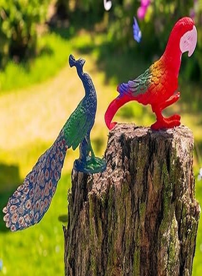 JBM ENTERPRISE Realistic Bird Animal Figurines - Peacock, Parrot, Eagle, Swan, Ostrich, Stork, Seagull & More Miniature Plastic Toys for Kids Learning, School Projects, Home Decoration & Collectibles(set of 10pcs) - Image 4