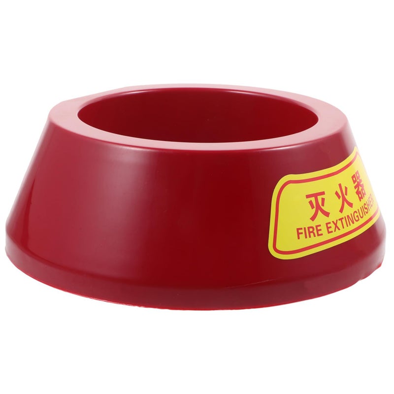 Fire Extinguisher Floor Stand Bracket Sturdy Plastic Mount for Safe Storage Bright Color - Image 2
