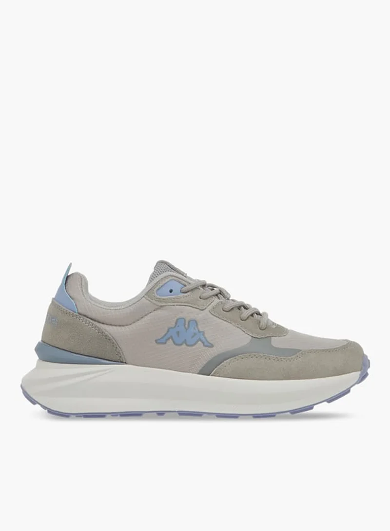 Women's Panelled Sports Shoes With Lace-Up Closure