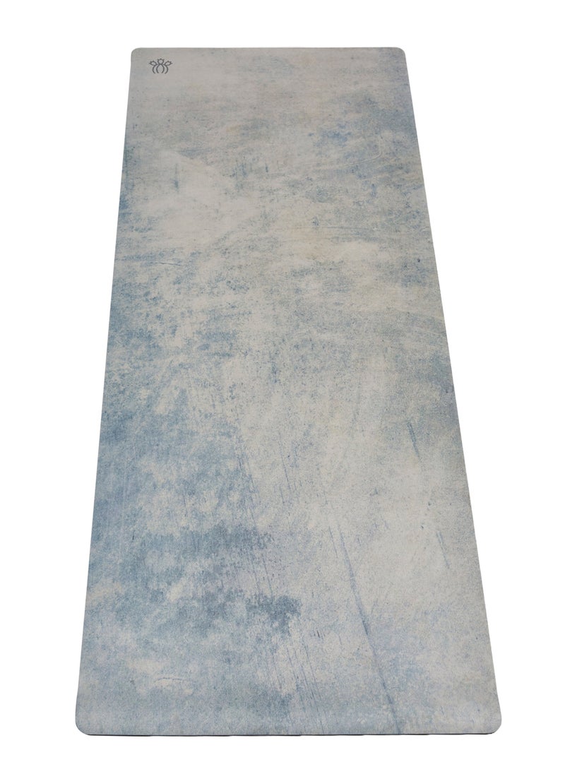 Prickly Pear Pear Grey Rollable Yoga Mat 4Mm - Non-Slip Yoga Mat With Strap, Perfect For Stretching And Yoga  - Image 1