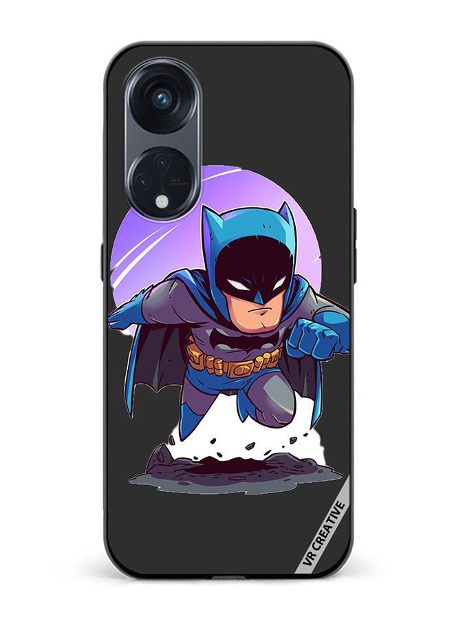 Protective Case Cover For Oppo Reno8 T 5G Desugb Superhero Batman Design Multicolour