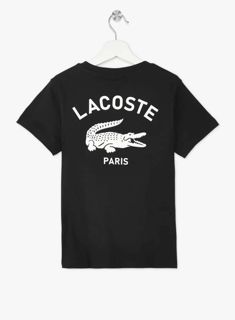 LACOSTE Kids Logo Crew Neck T-Shirt