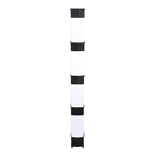 VISHVA 5 Layer Black & White New Slim Multipurpose Kitchen Storage Slim Rack with Wheels for Home, Office, Bedroom and Bathroom Plastic Stand (5 Layer, Black & White) - Image 4