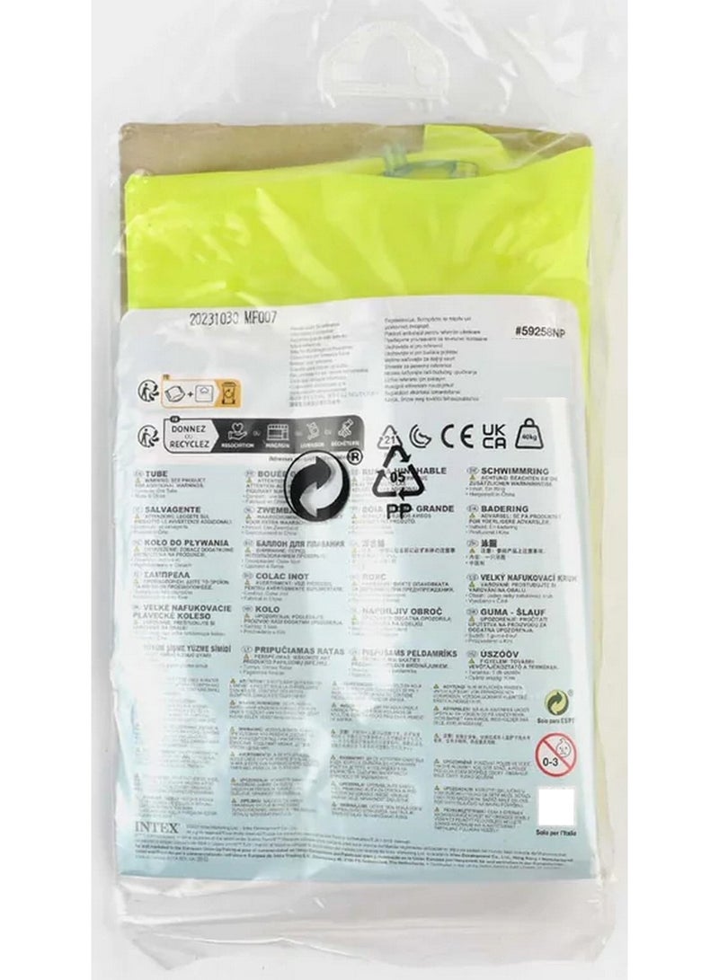 INTEX Wet Set Collection Hi Gloss Tube Green Inflatable Pool Ring 76 CM - Image 4