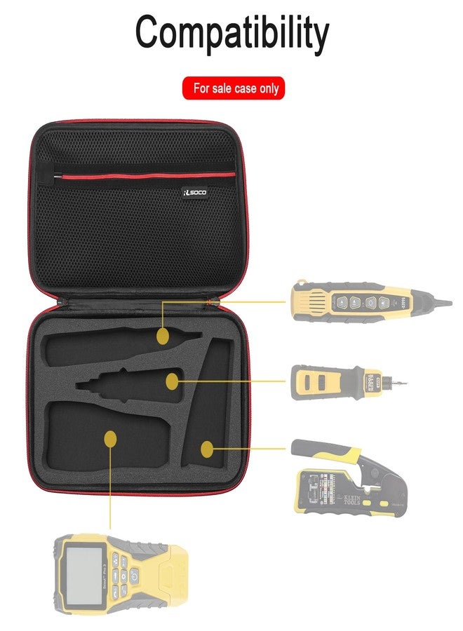 RLSOCO Hard Case for Klein Tools VDV501-851/VDV500-123/VDV226-110/VDV427-300 Storage Holder Fits for Scout Pro 3 Tester,Tracer Probe and Accessories (Case Only) - Image 3