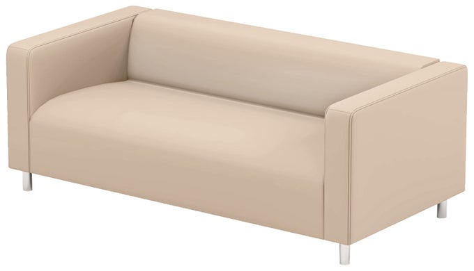 The Klippan Loveseat Cover Replacement is Custom Made Compatible for IKEA Klippan Loveseat Slipcover A Sofa Cover Replacement Cover Only Medium Polyester Beige