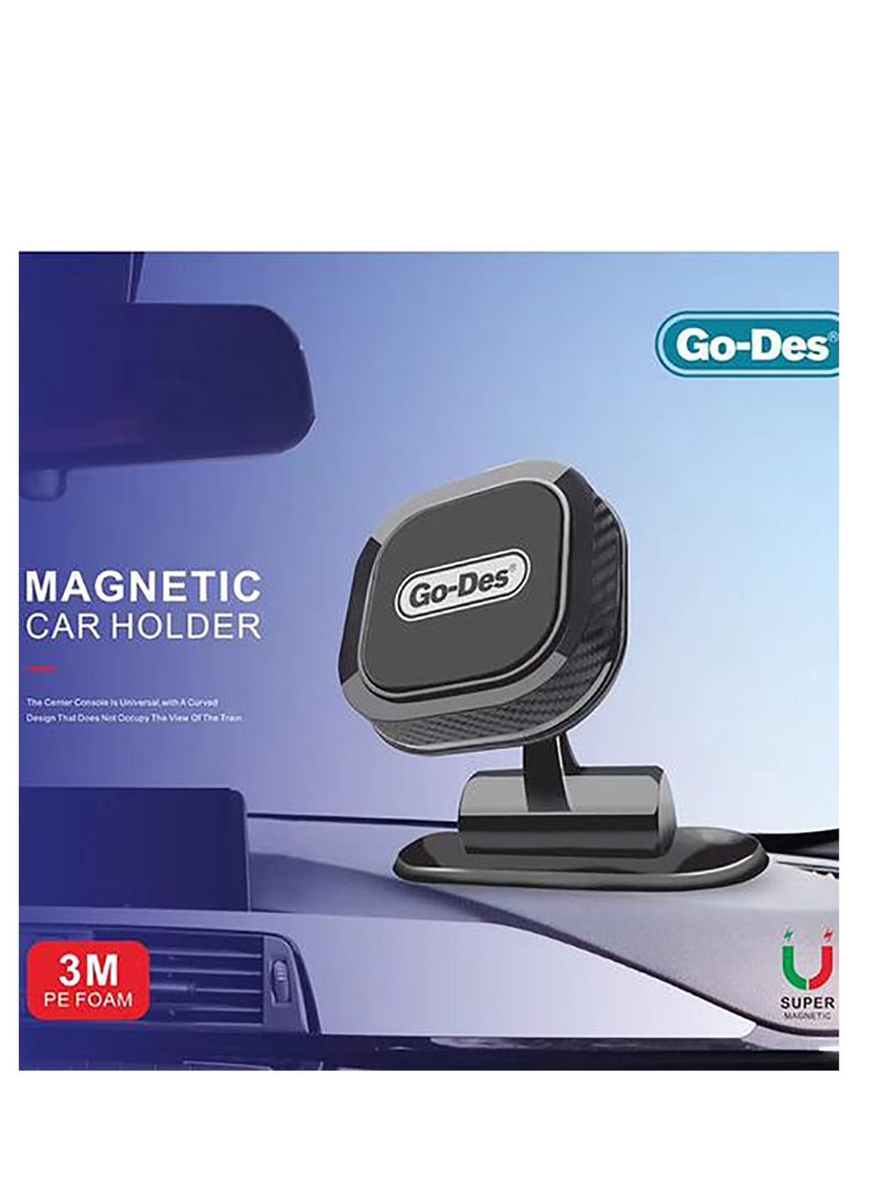 GO-DES Go Des GD-HD627 Magnetic Car Holder - Black - Image 2