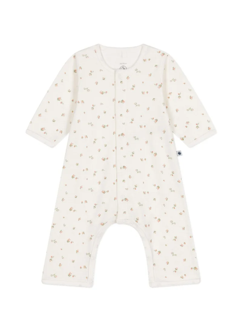 Petit Bateau Babies' footless cotton bodyjama