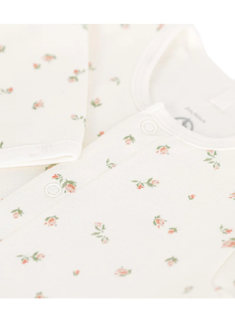 Petit Bateau Babies' footless cotton bodyjama