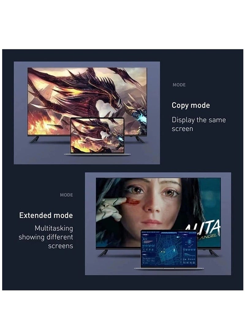 8K Usb C to Displayport Bi-Directional Cable 6.6FT Display Port Type-C 3.1 Converter 8K@60Hz 4K@120Hz Compatible Thunderbolt 3/4 For MacBook Pro DELL Laptop - Image 4