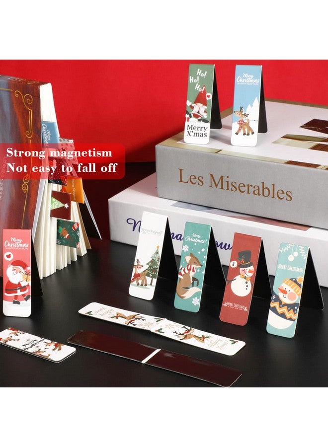 MWOOT 30 PCS Magnetic Bookmarks for Books, Page Markers Cartoon Christmas Book Marks, Assorted Bookmarks for Kids Set, Book Marker Clip for Students Teachers Reading, Book Lovers Gifts - Image 4