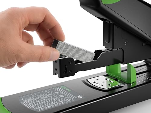 Novus B50 reNew Heavy Duty Stapler 140 Sheet Capacity Made of 81 Recycled Plastic German Engineered Adjustable Guide 25 Yr Warranty Black 0230065 - Image 3
