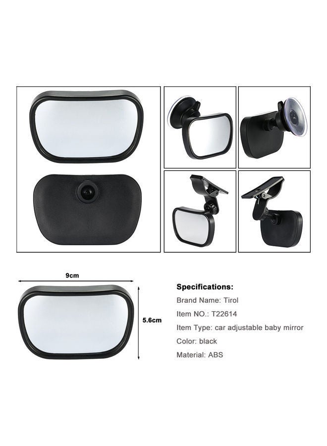 NIBEMINENT 3-Piece 2 In 1 Adjustable Car Rear Baby View Mirror - Image 3