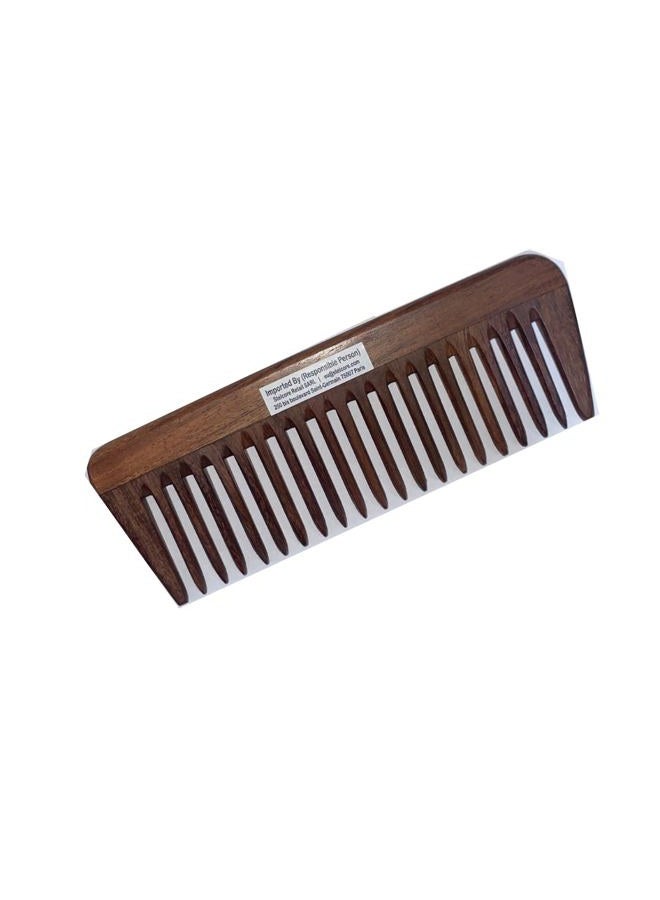 SVATV Handcrafted Rosewood Comb for Detangling Hair Comb For Thick, Curly And Wavy Hair, Non-Static and Eco-friendly Made in India (S-48) - Image 1