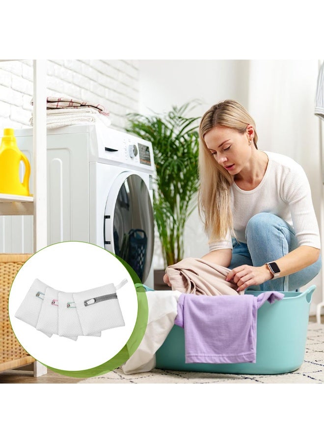 4pcs Small Mesh Laundry Bags, Anti Sticking Laundry Pod Bags, Durable Polyester Storage Bags for Scented Beads, Travel Laundry Organizer, Protect Delicate Garments - Image 3