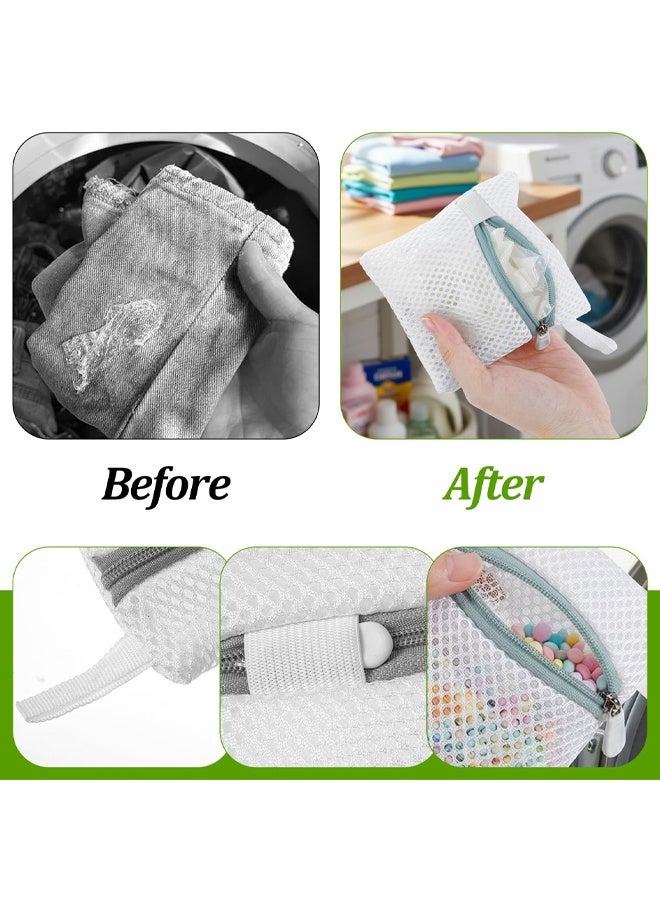 4pcs Small Mesh Laundry Bags, Anti Sticking Laundry Pod Bags, Durable Polyester Storage Bags for Scented Beads, Travel Laundry Organizer, Protect Delicate Garments - Image 5