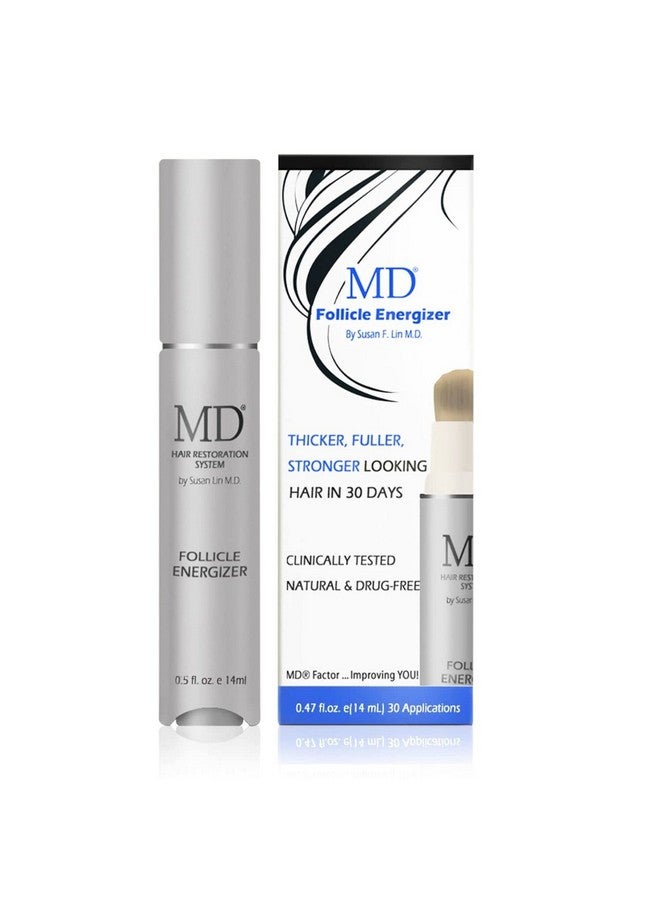 MD Factor Natural Hair Growth Serum ; Follicle Energizer Serum Prevents Thinning Hair & Hair Loss By Stimulating Hair Follicles To Produce Thicker Fuller Hair (30Day Supply Per Tube) - Image 2