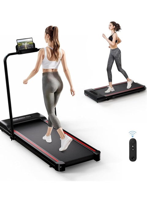 Walking Pad Treadmill for Home 3 in 1 Folding Under Desk Treadmill 2.5HP with Remote Control Portable Walking Running Pad Installation Free Running Exercise Machine for Home and Office Fitness
