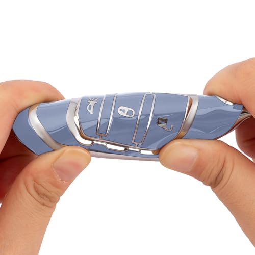CHATYYD Key Fob Cover for Jeep with Keychain,Soft TPU Key Case for Jeep Wrangler Gladiator Proximity 2018-2024 Car Accessories - Image 5