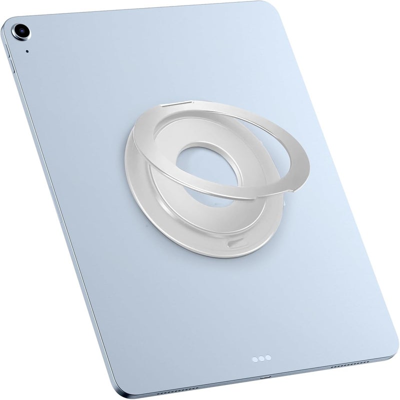 حامل جهاز لوحي عالمي قابل للدوران بزاوية 360 درجة، مقبض مغناطيسي، مناسب لأجهزة iPad Pro، Air، Mini، Galaxy، Fire، Kindle بحجم 6-13 بوصة، وجميع الأجهزة الأخرى. - Image 1