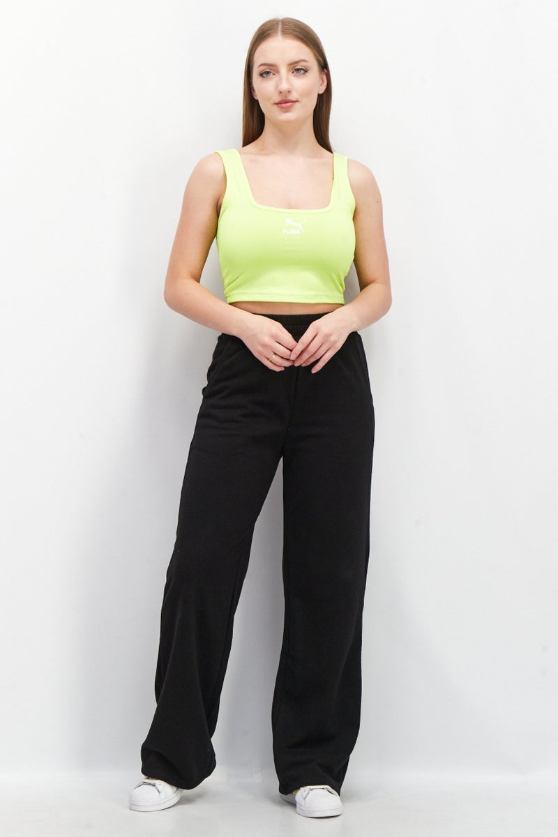 PUMA Women Sportswear Fit Training Tank Top, Lime Green - Image 2